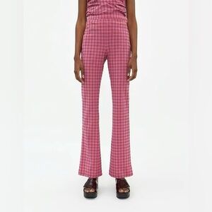 RACHEL COMEY- Switzer Pant Pink Plaid Size 2